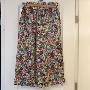 H&M floral ankle length plazo pant